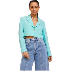 Jack & Jones Mary Cropped Blazer - Zwart - Stretchstof - Normale Pasvorm