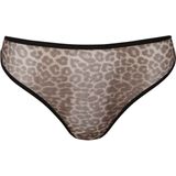 Mylli - Panter Strings - Zwart - 2-pack Dames String