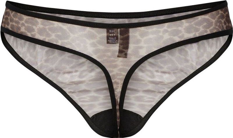 Mylli - Panter Strings - Zwart - 2-pack Dames String