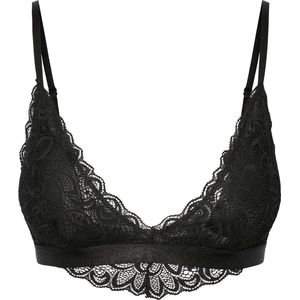 Pieces - Mawi - Kanten Bra Top - Zwart
