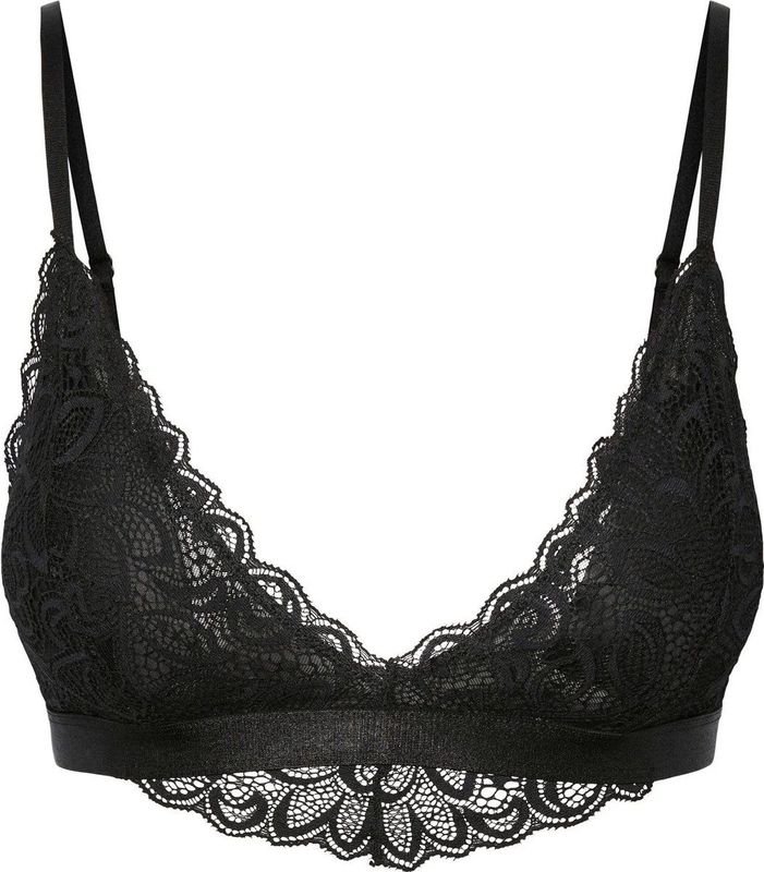 Pieces - Mawi - Kanten Bra Top - Zwart