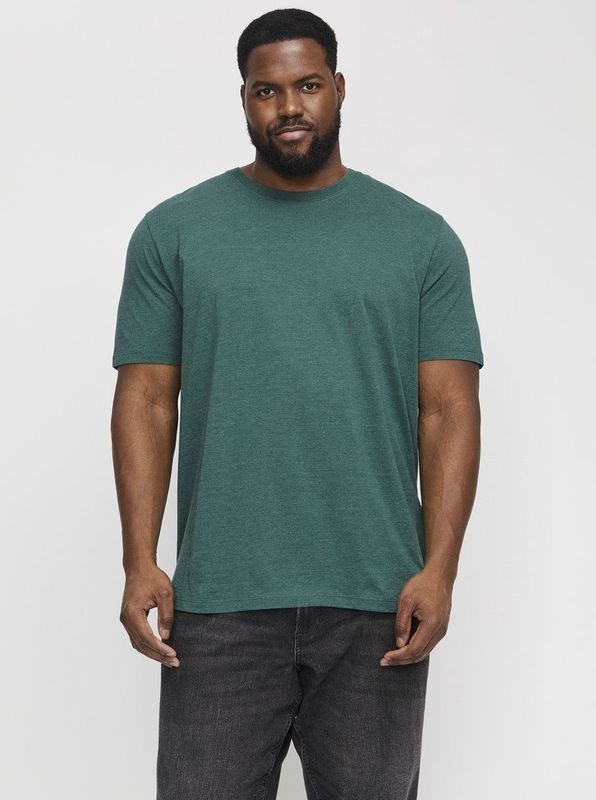 Jack & Jones - JJEORGANIC MEL TEE SS O-NECK NOOS PLS - T-shirt - Storm - Slim Fit