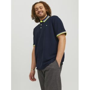 Jack&Jones - Polo - Donkerblauw - Katoen