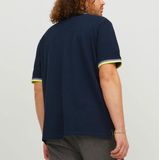 Jack&Jones - Polo - Donkerblauw - Katoen