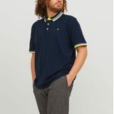 Jack&Jones - Polo - Donkerblauw - Katoen