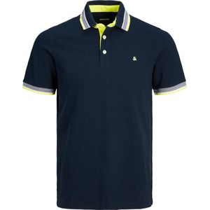 Jack&Jones - Polo - Donkerblauw - Katoen