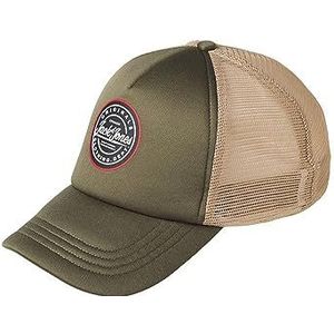 JACK & JONES Jacflorin Trucker Cap voor heren, oil green, Eén maat