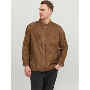 JACK&JONES PLUS Jjerocky Clean Jacket Ps voor heren, Cognac, 3XL grote maten