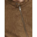 Bikerjack - Zwart - Kunstleer - Volledig Gevoerd