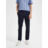 SELECTED HOMME - New Miles Flex Pant - Chino Broek - Donkerblauw - Biologisch Katoen