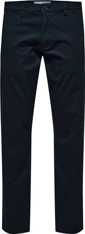 SELECTED HOMME - New Miles Flex Pant - Chino Broek - Donkerblauw - Biologisch Katoen