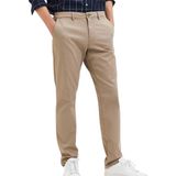 Selected New Miles Slim Fit Chino Broek Bruin Man
