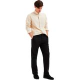 Selected New Miles Straight Fit Chino Broek Zwart 36 / 34 Man