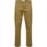 Chino Broek - Blauw - Katoen - Straight Fit