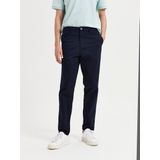 SELECTED HOMME - SLHSLIMTAPE-NEW MILES - Chino Broek - Blauw - Katoen - Tapered Slim Fit