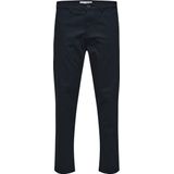 SELECTED HOMME - SLHSLIMTAPE-NEW MILES - Chino Broek - Blauw - Katoen - Tapered Slim Fit