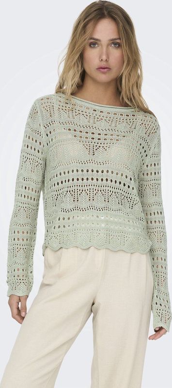 Jacqueline de Yong - Jdysun Lay Boatneck - Pullover - Desert Sage - 100% Acryl