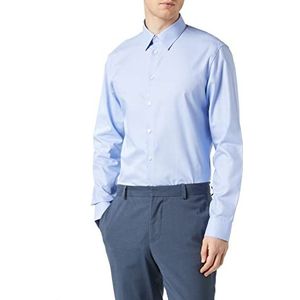 SELECTED HOMME Heren Slhslimnathan-gem Shirt Ls B Noos, lichtblauw, S