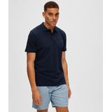 Selected Homme - Poloshirt - Blauw - Katoen
