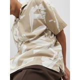 Overhemd - Popeline - Korte Mouwen - Resortkraag - Ontspannen Pasvorm