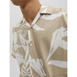 Overhemd - Popeline - Korte Mouwen - Resortkraag - Ontspannen Pasvorm