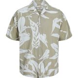 Overhemd - Popeline - Korte Mouwen - Resortkraag - Ontspannen Pasvorm