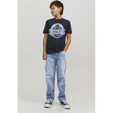 Jack & Jones Junior - Jeans - Donkerblauw - Stretchdenim - Relaxte Pasvorm
