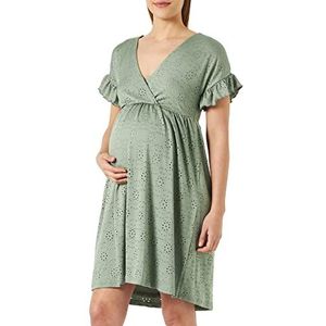 Mldinne - Zwangerschapsjurk - V-Hals - Korte Mouwen - Regular Fit