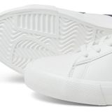 JACK & JONES JFWFREEMAN PU sneakers voor heren, helder wit/detail: Navy Blazer, 42 EU, Heldere witte details marineblazer, 42 EU