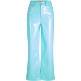 JJXX - KENYA - Broek - Turquoise - Imitatieleder - High Waist
