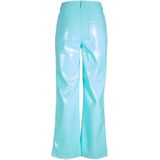 JJXX - KENYA - Broek - Turquoise - Imitatieleder - High Waist