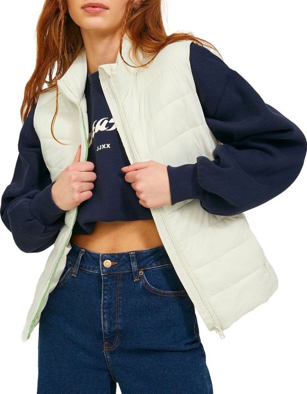 Puffervest - Doffe Oppervlaktestof - Volledig Gevoerd - Waterbestendig - Mouwloos