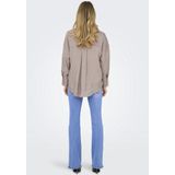 Only - Onlzazima l s Loose Shirt Wvn Noos - Dames - Blouses