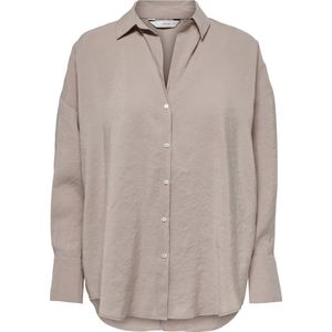 Only - Onlzazima l s Loose Shirt Wvn Noos - Dames - Blouses