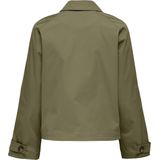 Only - ONLAPRIL SHORT TRENCHCOAT - Trenchcoat - Aloe - 100% Polyester