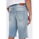 Denim Shorts - Blauw - Katoen - Regular Fit