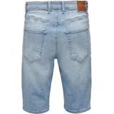 Denim Shorts - Blauw - Katoen - Regular Fit