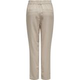Only - Linnenmix Broek - Beige - 55% Linnen - 45% Viscose