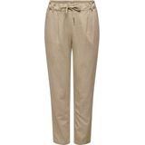 Only - Linnenmix Broek - Beige - 55% Linnen - 45% Viscose