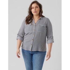 Vero Moda Curve Overhemdblouse VMBUMPY L/S SHIRT NEW CURVE GA NOOS