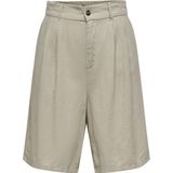 Only - Onlcaro Hw Wide Linen Bl Shorts Cc Tlr - Dames - Korte Broeken