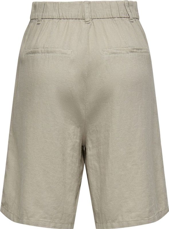 Only - Onlcaro Hw Wide Linen Bl Shorts Cc Tlr - Dames - Korte Broeken