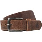 JACK & JONES Jacian lederen riem heren lederen riem, Cognac.