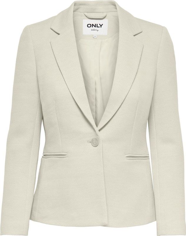 ONLY ONLSELMA-LINEA L/S FIT Blazer - Dames Blazer - Kleur - Materiaal