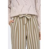 Only Broek Onllowa Hw Belt Stripe Pant Cc Tlr 15279663 Silver Mink/cloud Danc Dames