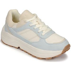 ONLY Onlsylvie-7 Pu Pastelly Soft-Noos Sneakers voor dames, blauwe glans, 39 EU