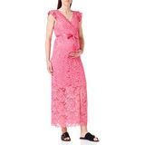 MAMALICIOUS Mama Licious MLMIVANA TESS S/S JRS Maxi Dress 2F., sangria zonsondergang, M