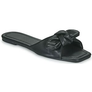 ONLY Dames Onlmillie-3 Pu Bow Sandaal Slippers, zwart, 40 EU