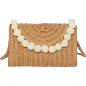 PIECES crossbody tas PCKIRSTINE beige/wit