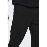 KACoen - Cargo Broek - Groen - Geweven Stof - Tapered Fit
